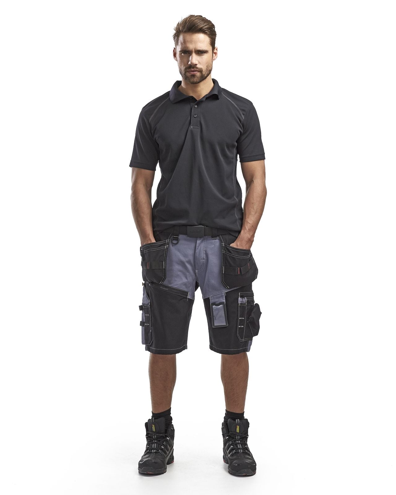 Blaklader Broeken 15021370 grijs-zwart(9499)