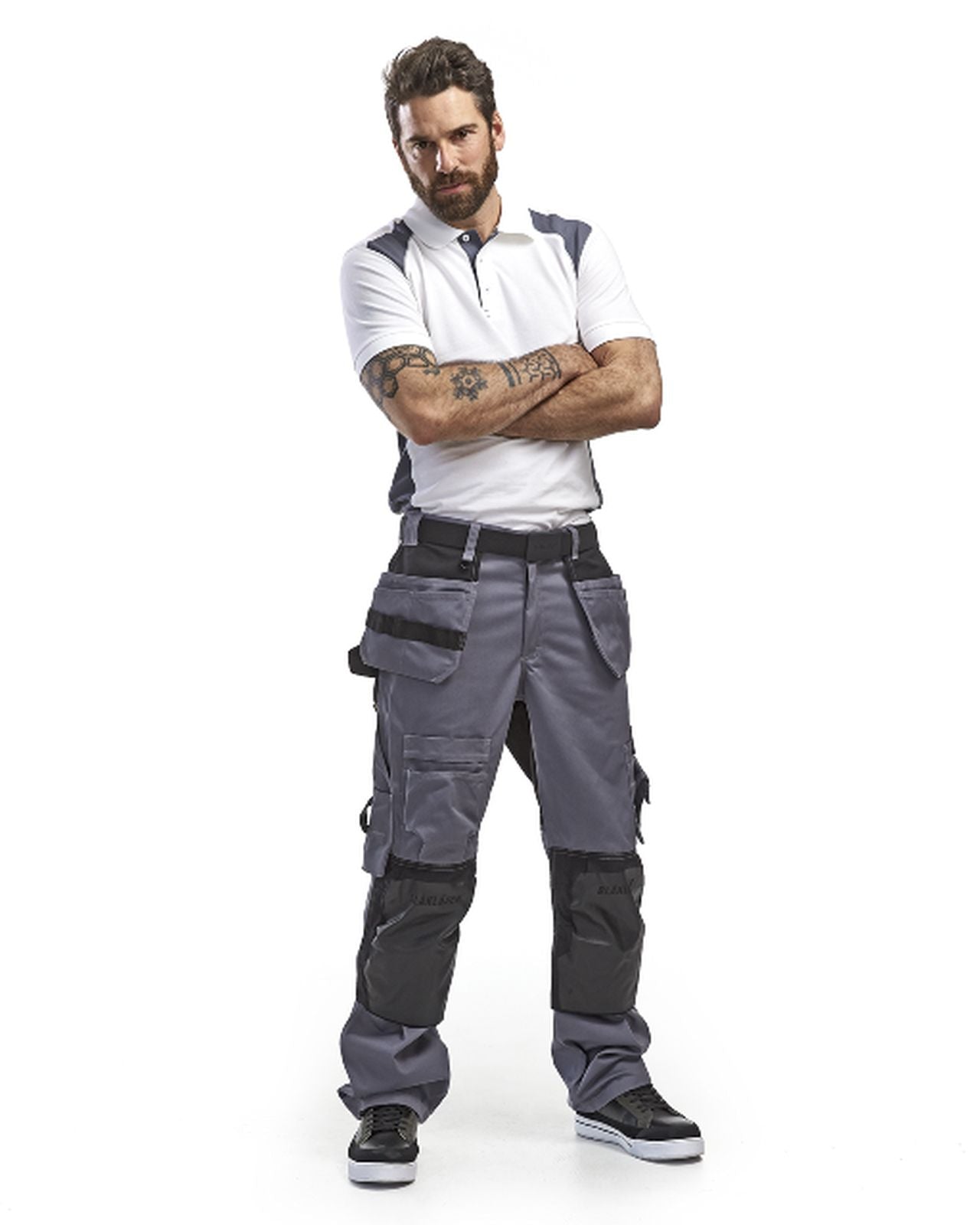 Blaklader Broeken 15051860 grijs-zwart(9499)