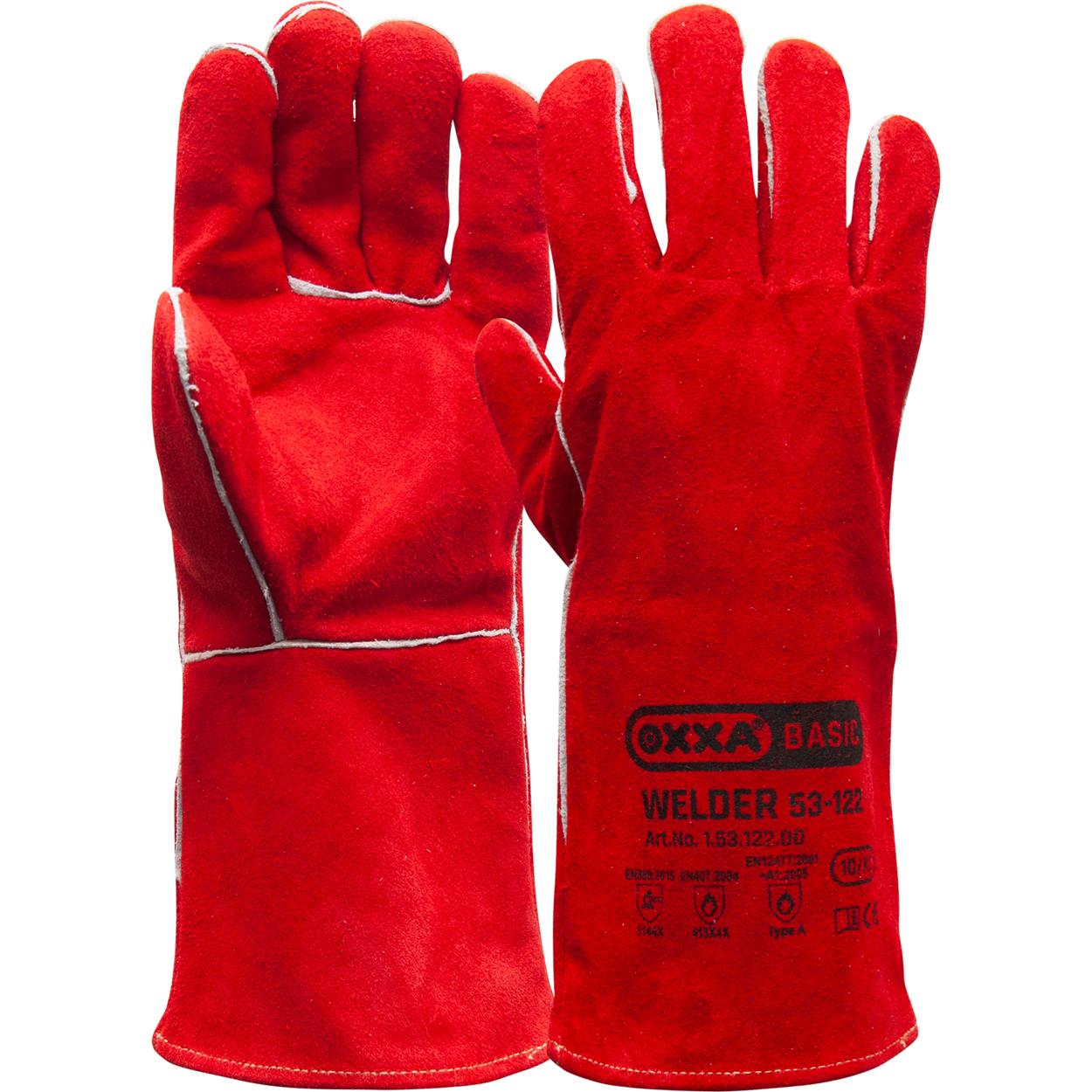 OXXA Basic Handschoen Welder 53-122 rood