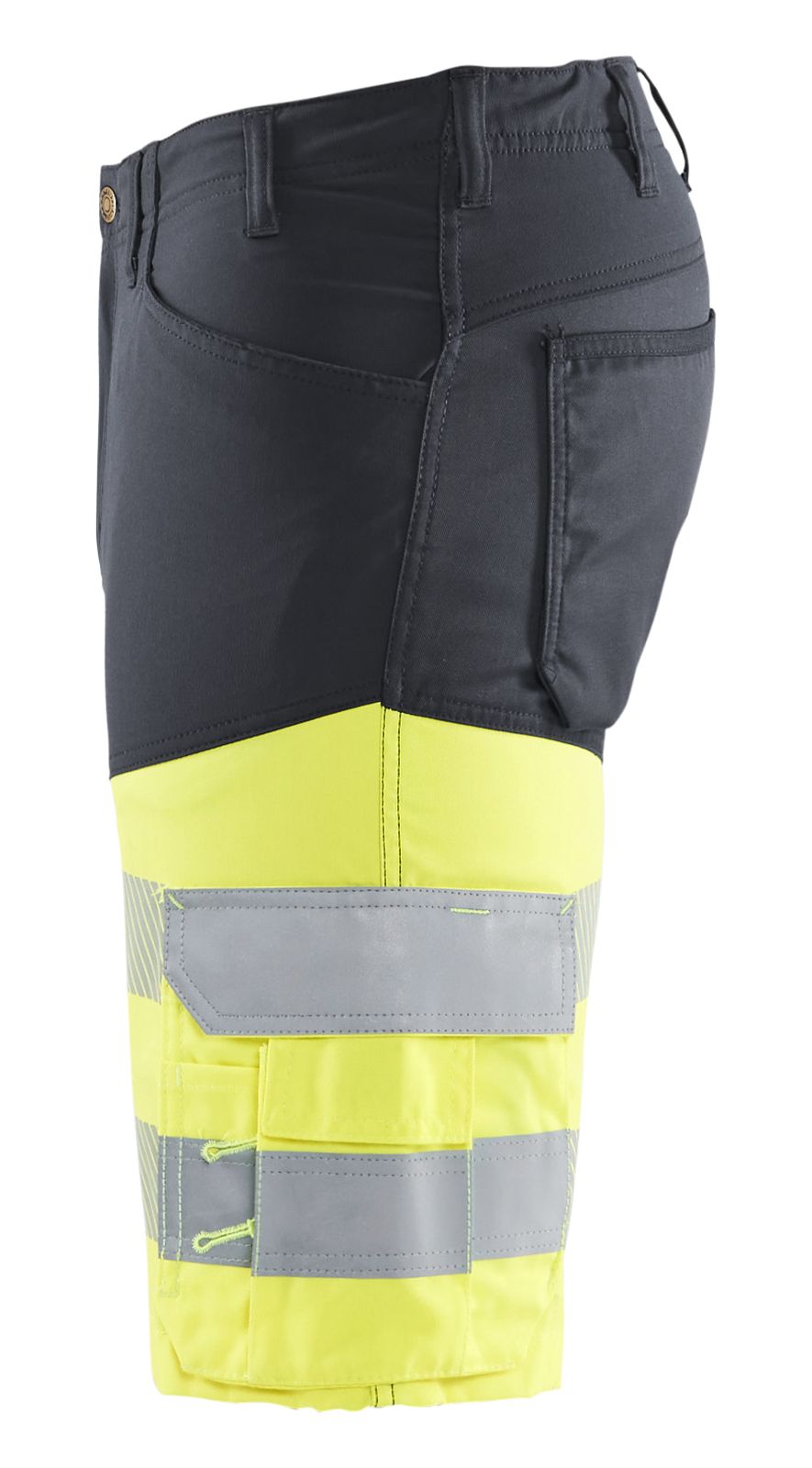 Blaklader shorts 15411811 middelgrijs-fluo geel(9633)
