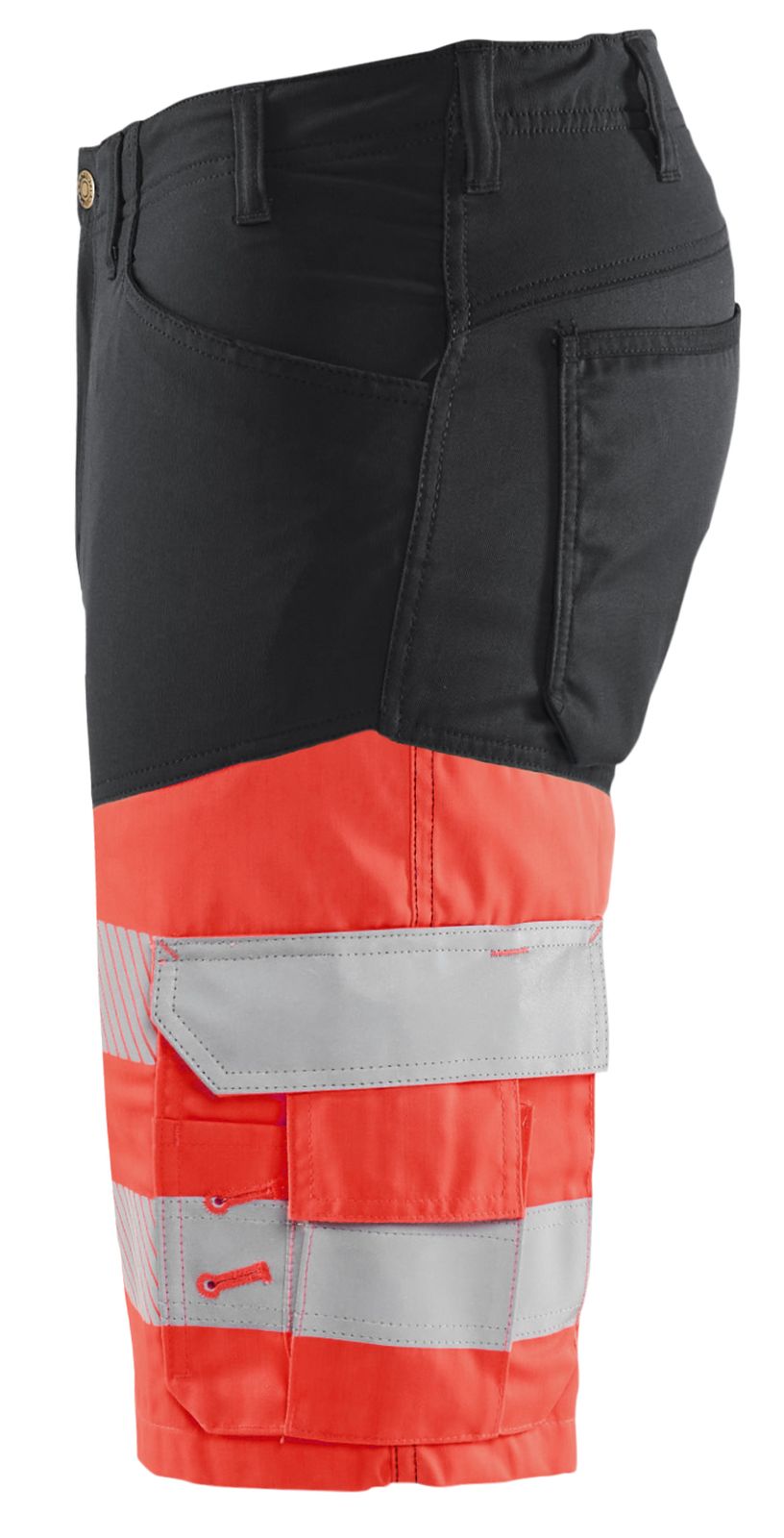 Blaklader shorts 15411811 zwart-fluo rood(9955)