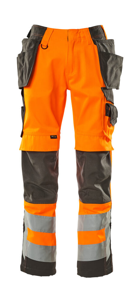 Mascot Safe Supreme Broeken 15531-860 Wigan fluo oranje-donker antracietgrijs(1418)