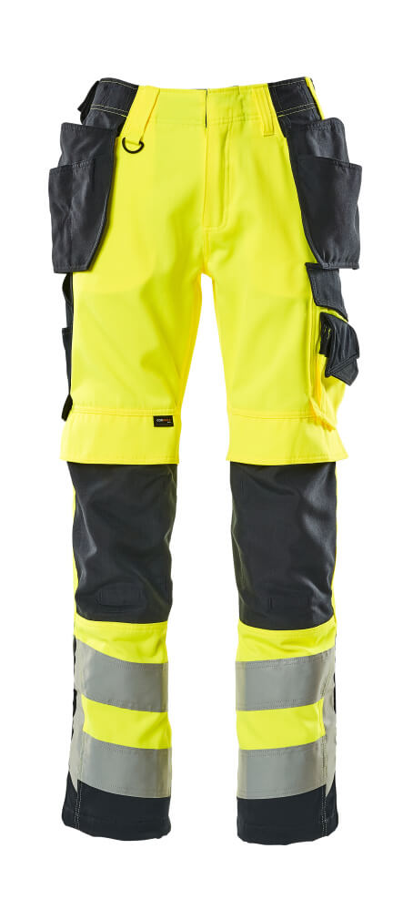 Mascot Safe Supreme Broeken 15531-860 Wigan fluo geel-donker marineblauw(17010)