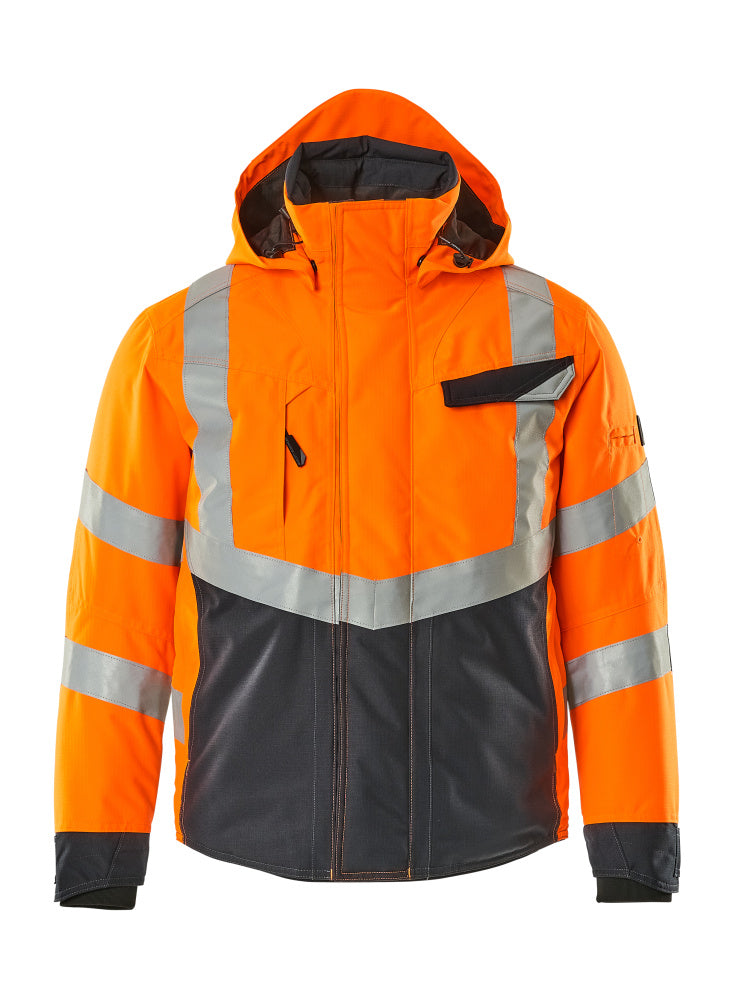 Mascot Safe Supreme Jassen 15535-231 Hastings fluo oranje-donker marineblauw(14010)