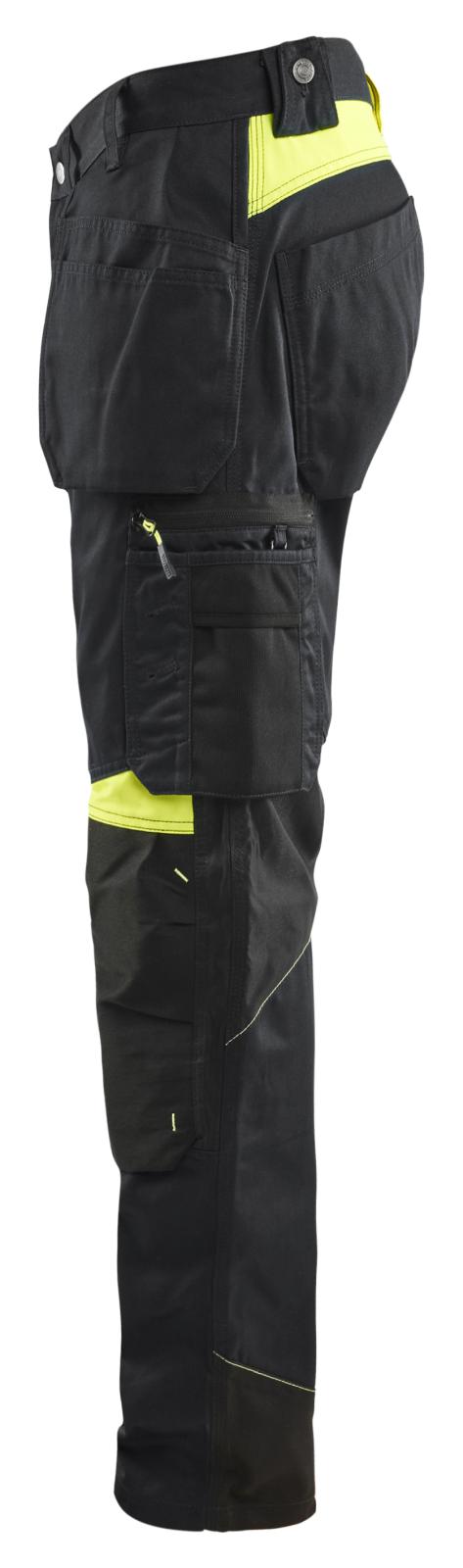 Blaklader Broeken 15551860 zwart-fluo geel(9933)