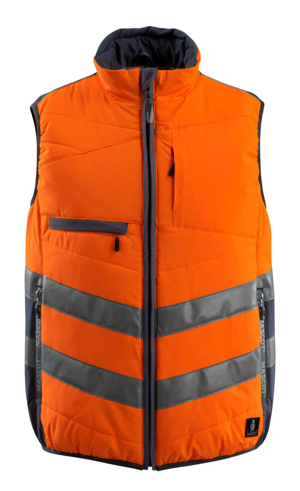 Mascot Safe Supreme Bodywarmers 15565-249 Grimsby fluo oranje-donker marineblauw(14010)