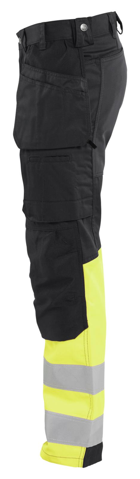 Blaklader Broeken 15581811 HiVis zwart-fluo geel(9933)