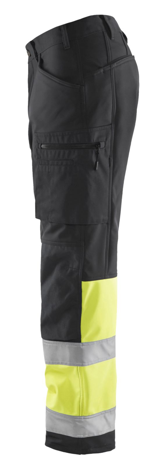 Blaklader Broeken 15622517 HiVis zwart-geel(9933)