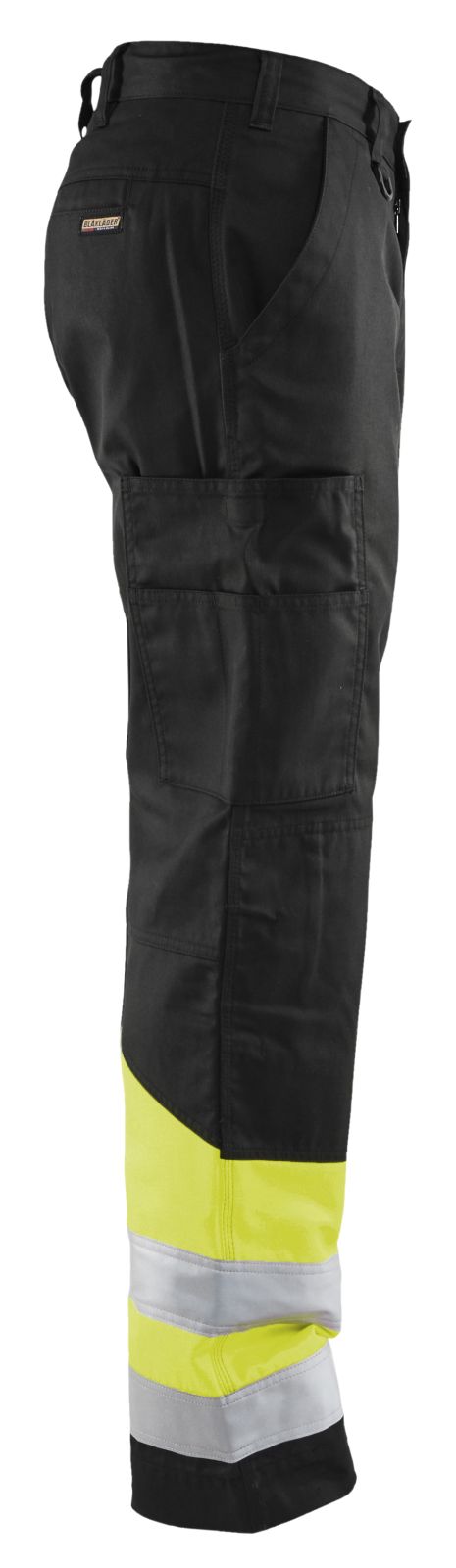 Blaklader Broeken 15641811 HiVis zwart-fluo geel(9933)