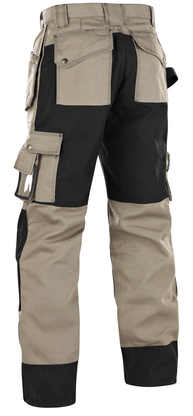 Blaklader Broeken 15801380 khaki-zwart(2399)