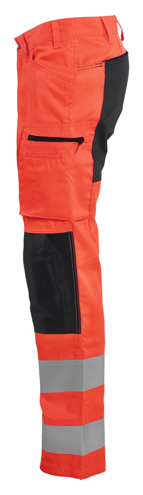 Blaklader Broeken 15851811 fluo rood-zwart(5599)