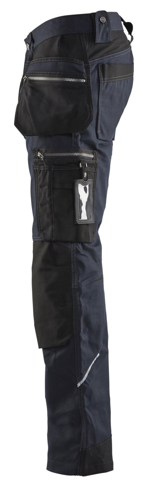 Blaklader Broeken 15901343 met Stretch donker marineblauw-zwart(8699)