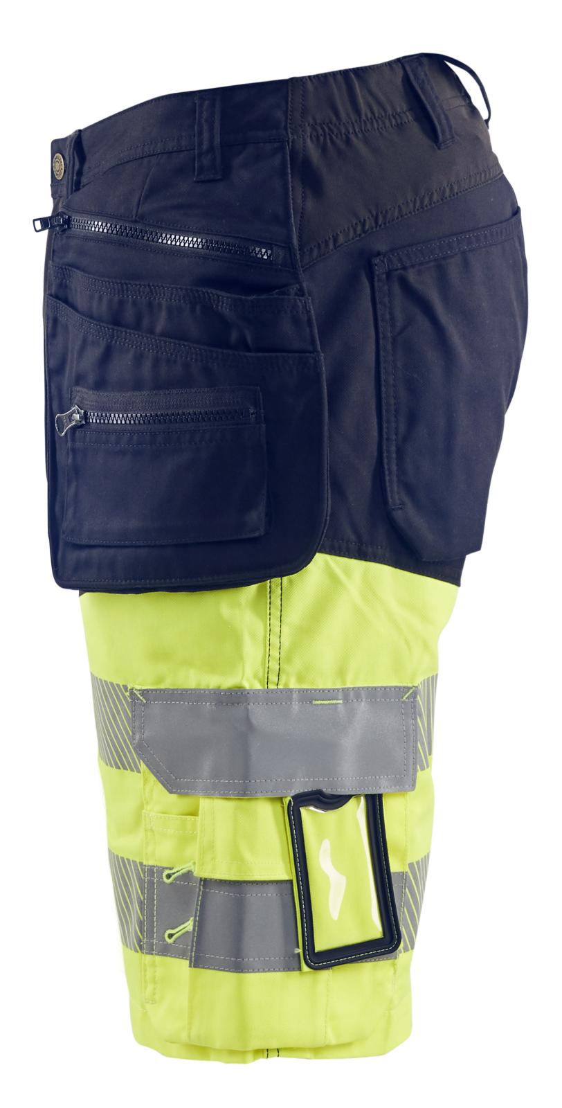 Blaklader shorts 15961811 marineblauw-fluo geel(8933)