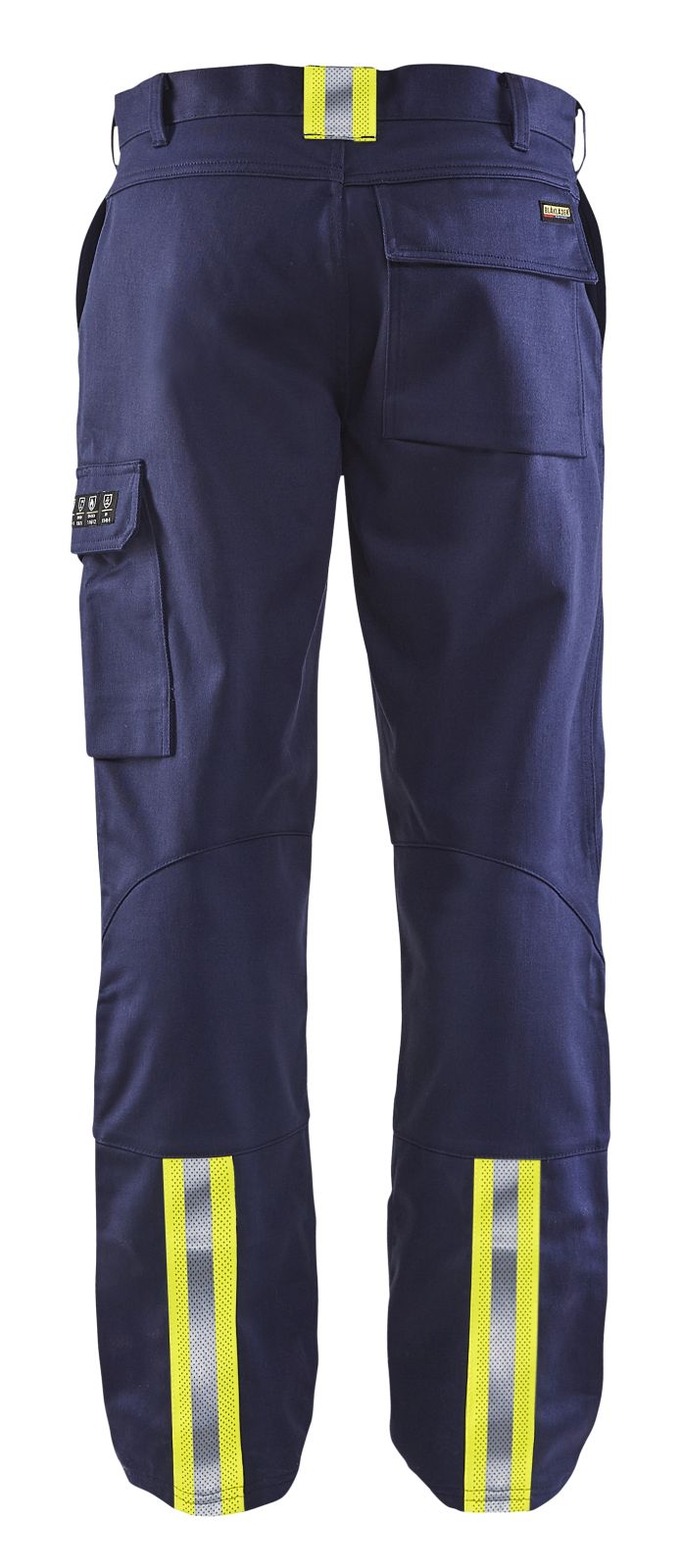 Blaklader Broeken 17011501 Vlamvertragend marineblauw-geel(8933)