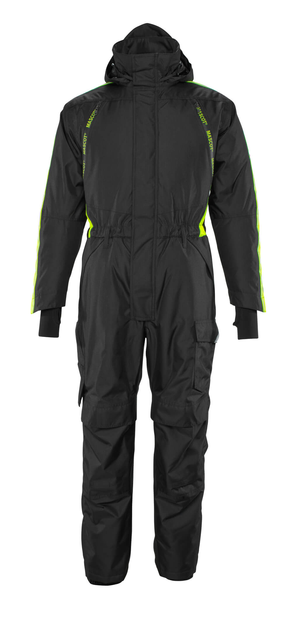 Mascot Hardwear Overalls 17019-231 zwart-fluo geel(0917)