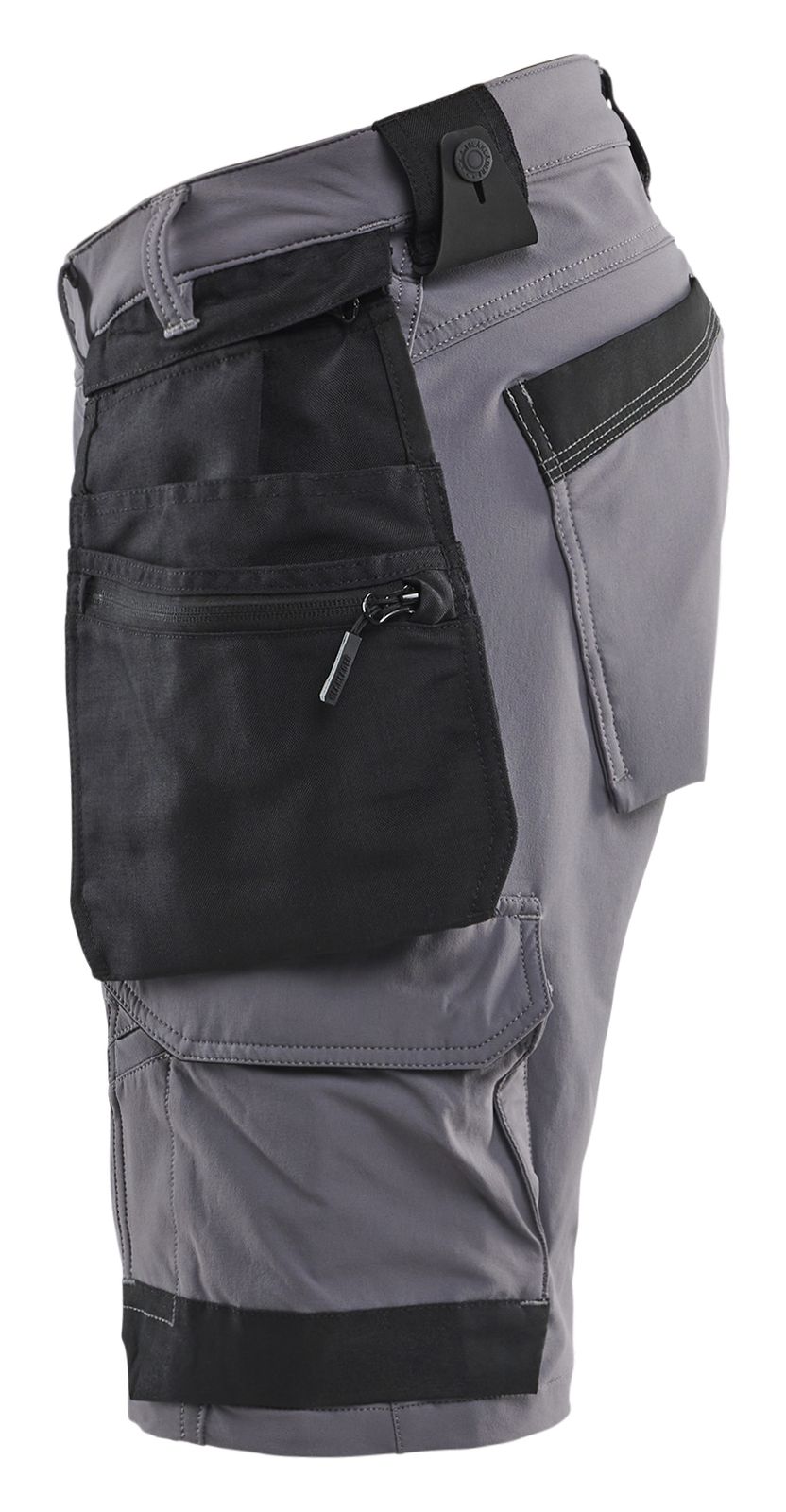 Blaklader Ambacht 4-weg stretch korte werkbroeken 17021645 midden grijs-zwart(9699)