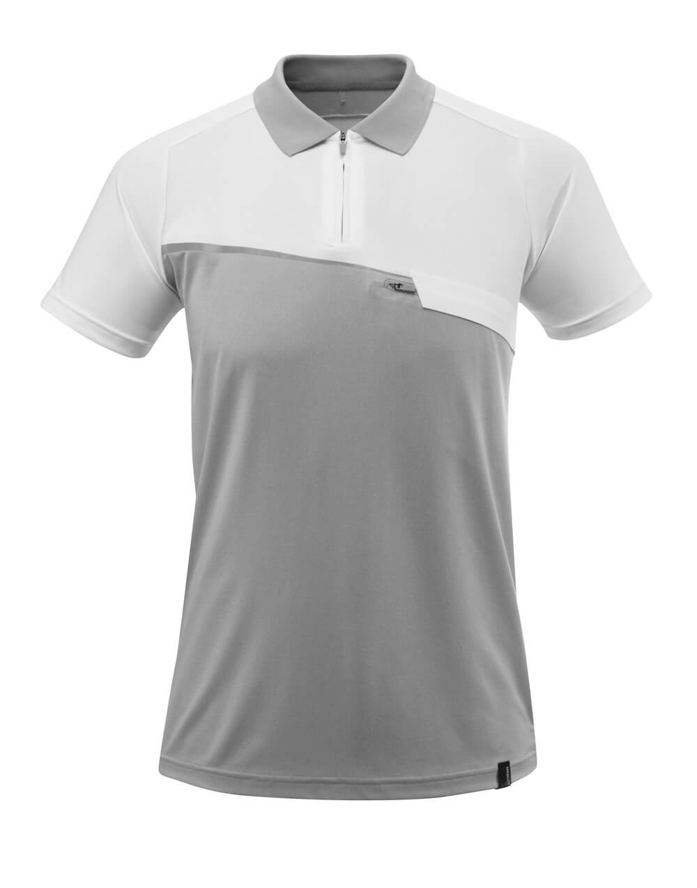 Mascot Advanced Shirts 17283-945 grijs mêlee-wit(0806)