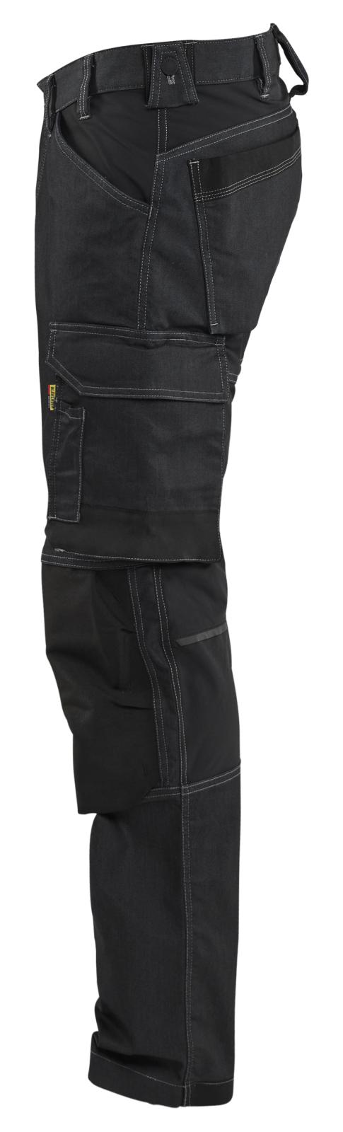 Blaklader Ambacht Werkbroeken 17511141 denim stretch zwart(9900)
