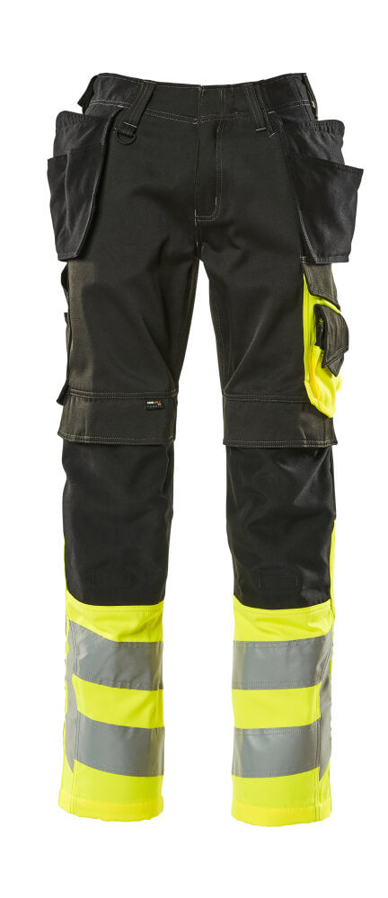 Mascot Safe Supreme Broeken 17531-860 zwart-fluo geel(0917)