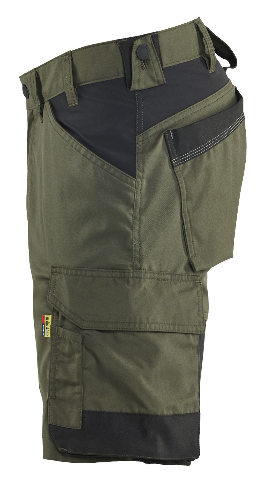 Blaklader Ambacht Shorts 17531832 2-weg stretch donker herfstgroen-zwart(4298)