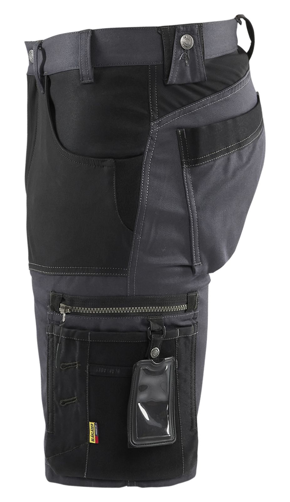 Blaklader shorts 17981860 stretch midden grijs-zwart(9699)