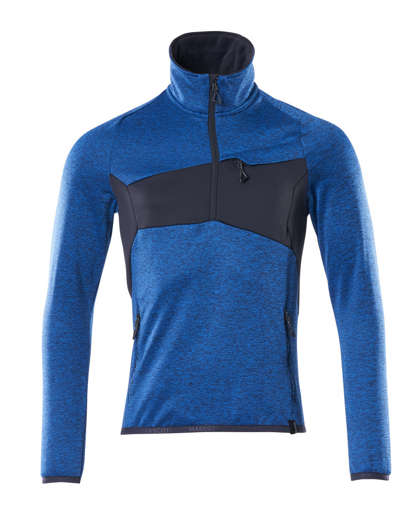 Mascot Accelerate Zipsweaters 18003-316 helder blauw-donker marineblauw(91010)