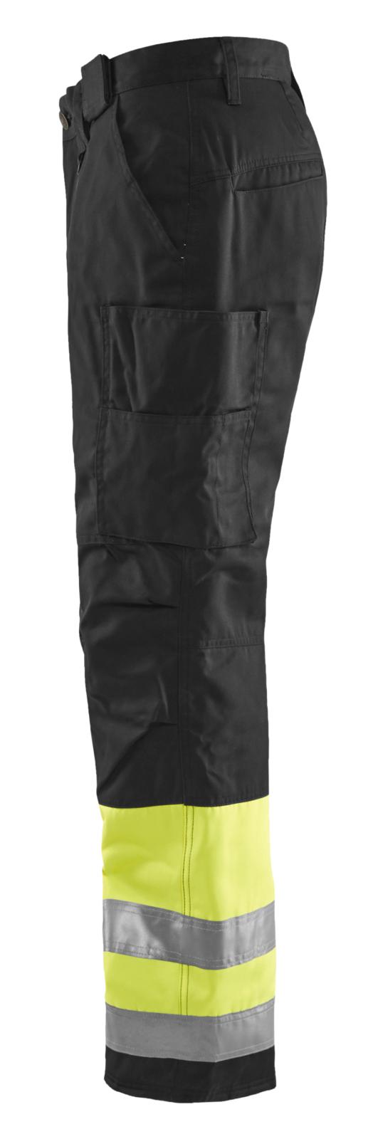 Blaklader Broeken 18621811 HiVis geel-zwart(3399)