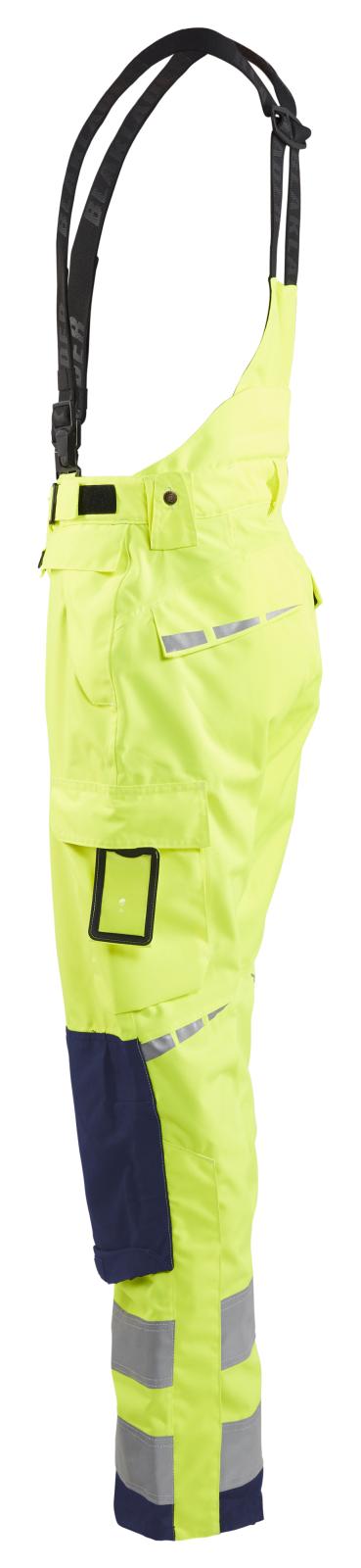 Blaklader Broeken 18671977 HiVis fluo geel-marineblauw(3389)