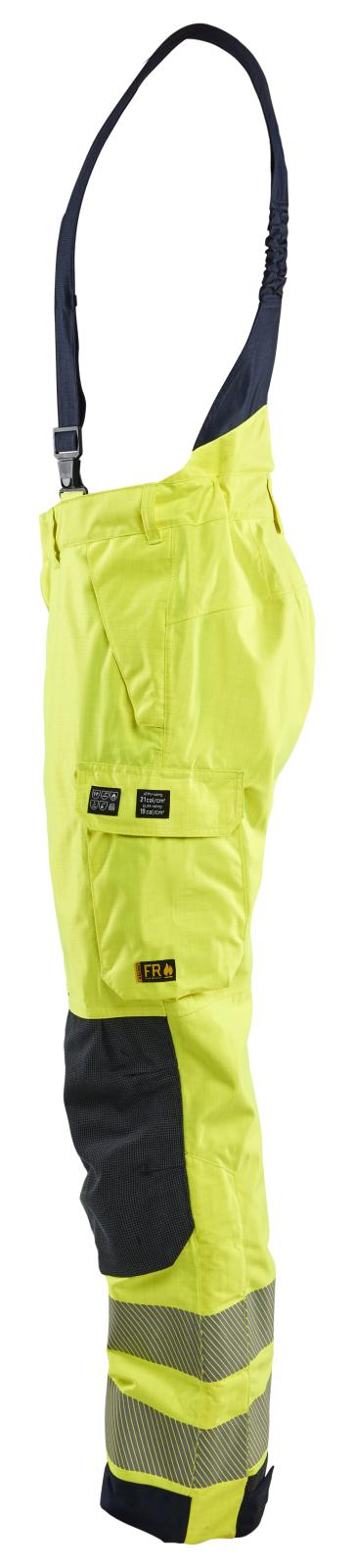 Blaklader Werkbroeken 18811532 fluo geel-marineblauw(3389)