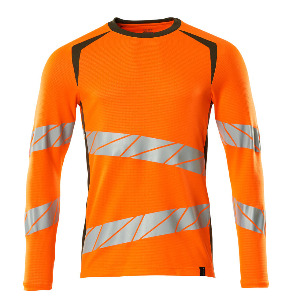 Mascot Accelerate Safe Shirts 19081-771 fluo oranje-mosgroen(1433)