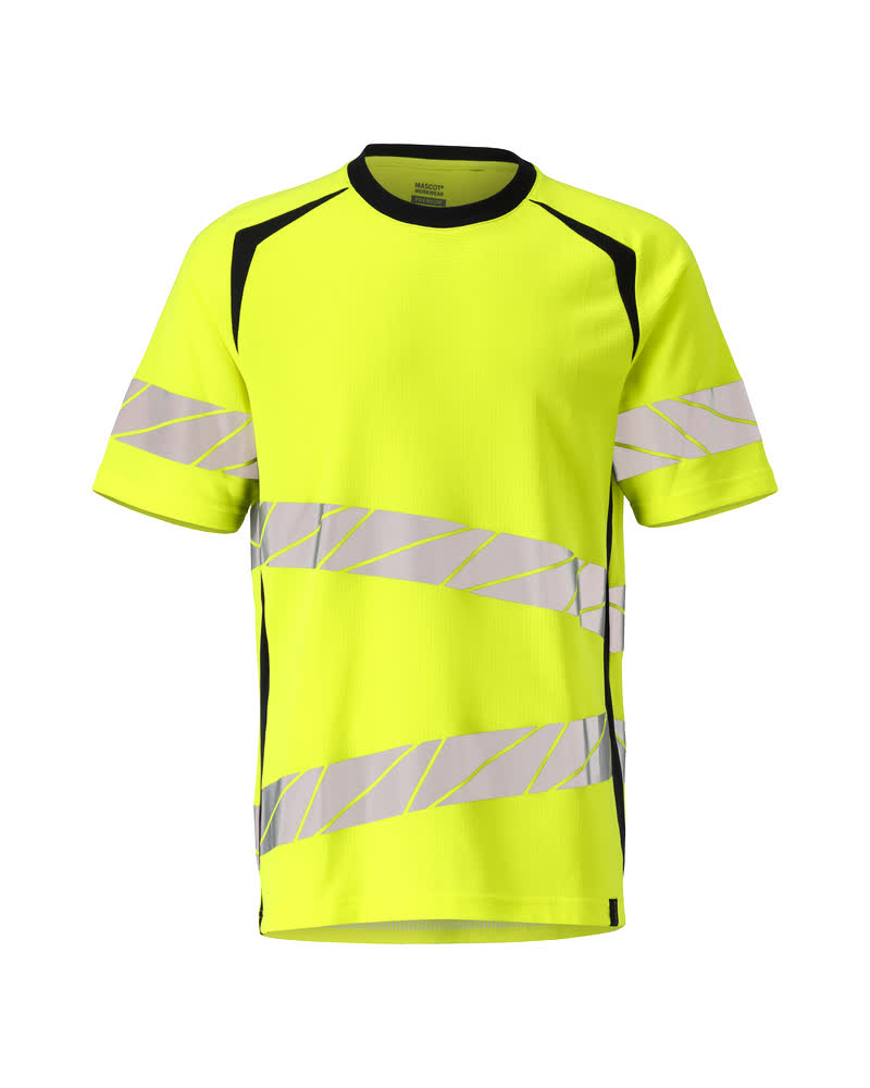 Mascot Accelerate Safe Shirts 19082-771 fluo geel-donker marineblauw(17010)