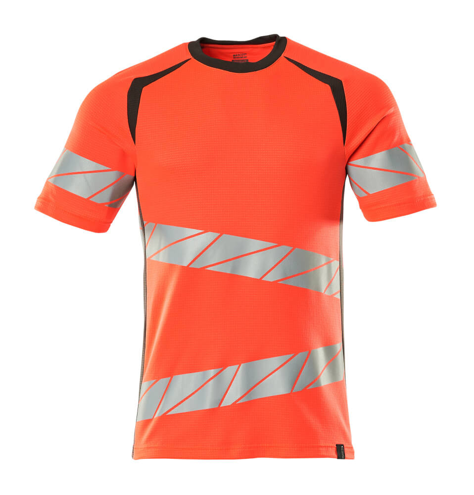 Mascot Accelerate Safe Shirts 19082-771 fluo rood-donker antracietgrijs(22218)