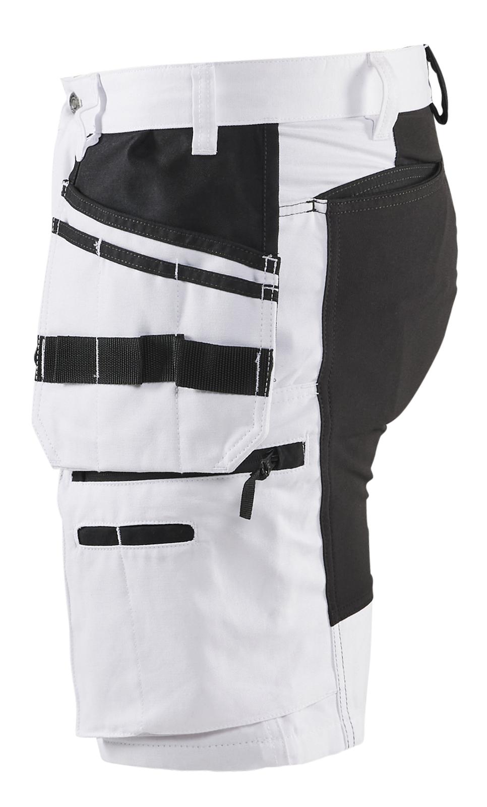 Blaklader shorts 19111000 wit-zwart(1099)