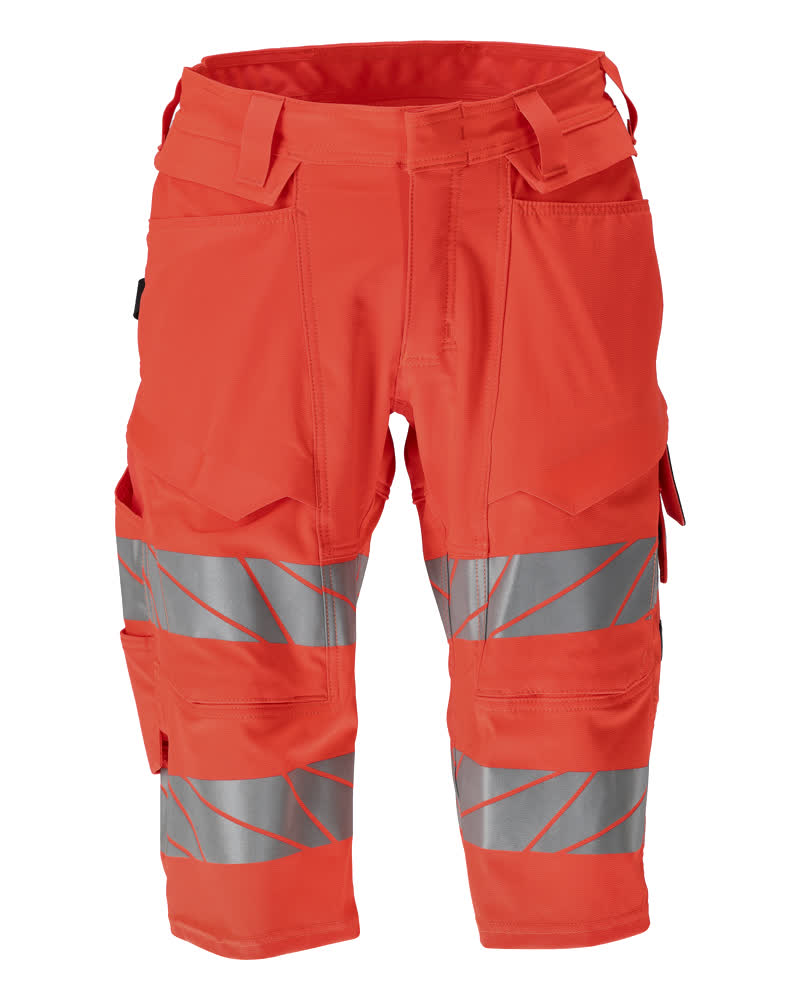Mascot Accelerate Safe Shorts, lange 19249-510 HiVis stretch fluo rood(222)