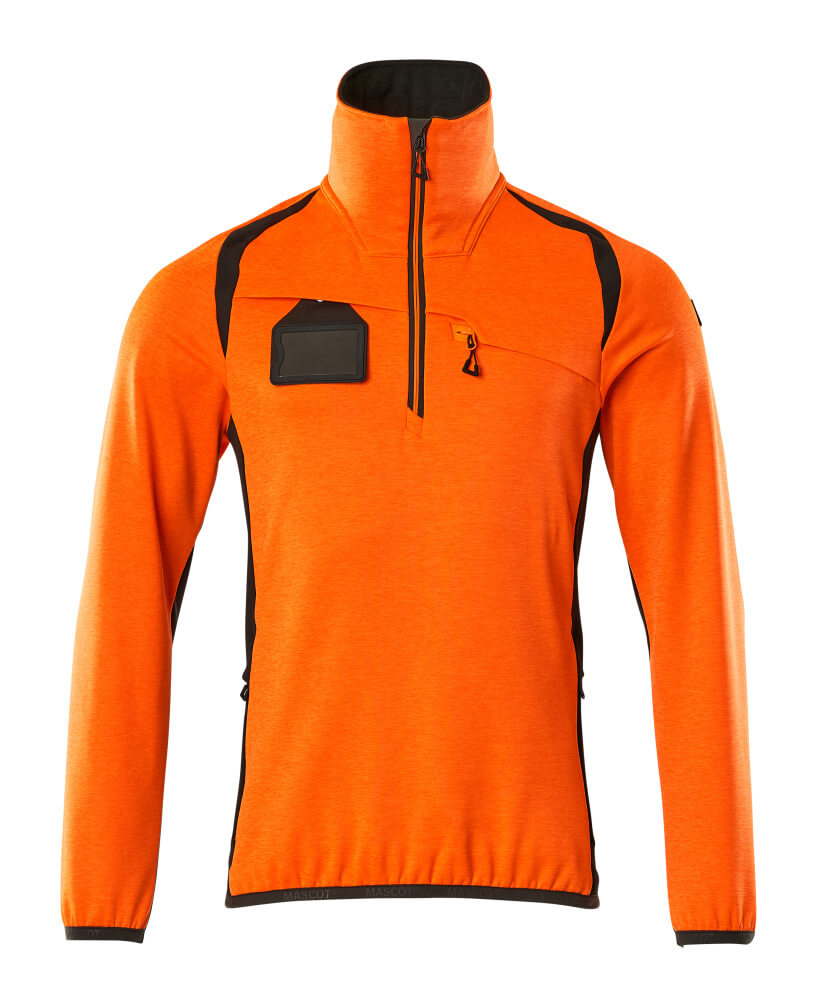 Mascot Accelerate Safe Zipsweaters 19303-316 fluo oranje-donker antracietgrijs(1418)