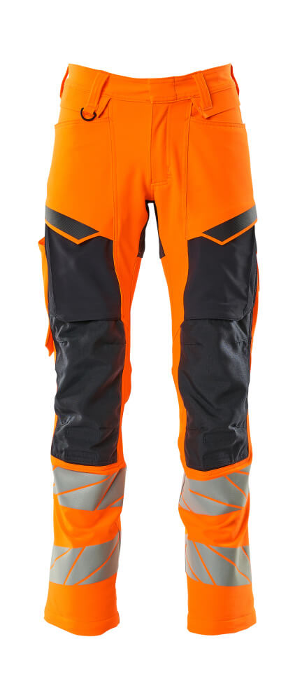 Mascot Accelerate Safe Broeken 19479-711 fluo oranje-donker marineblauw(14010)