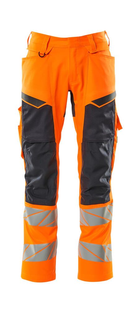 Mascot Accelerate Safe Broeken 19579-236 fluo oranje-donker marineblauw(14010)