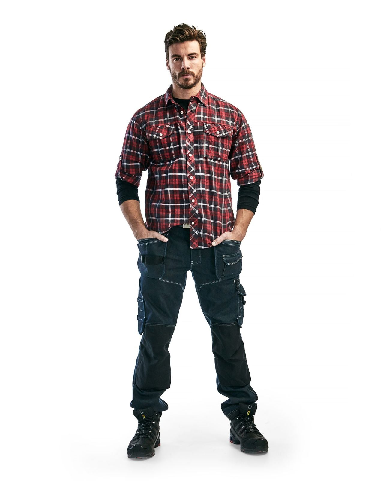 Blaklader Broeken 19601141 met Stretch marineblauw-zwart(8999)