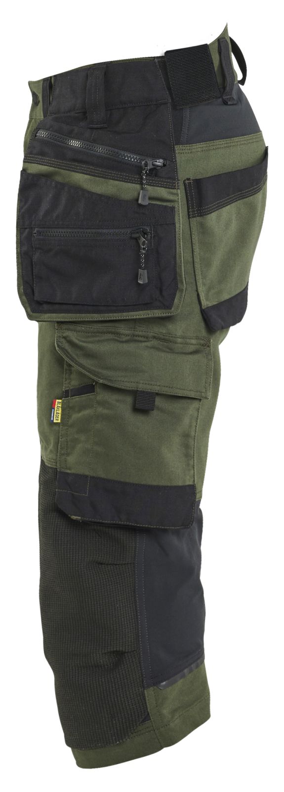 Blaklader Ambacht Striker Piraatbroeken 19771149 stretch donker herfstgroen-zwart(4298)