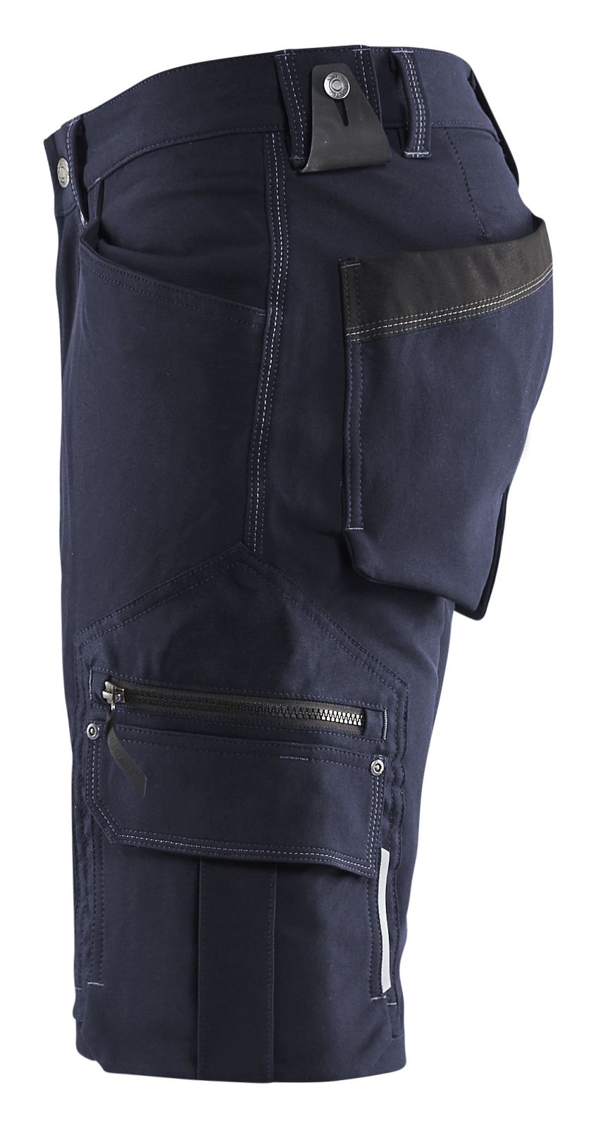 Blaklader Broeken 19871644 Stretch donker marineblauw-zwart(8699)