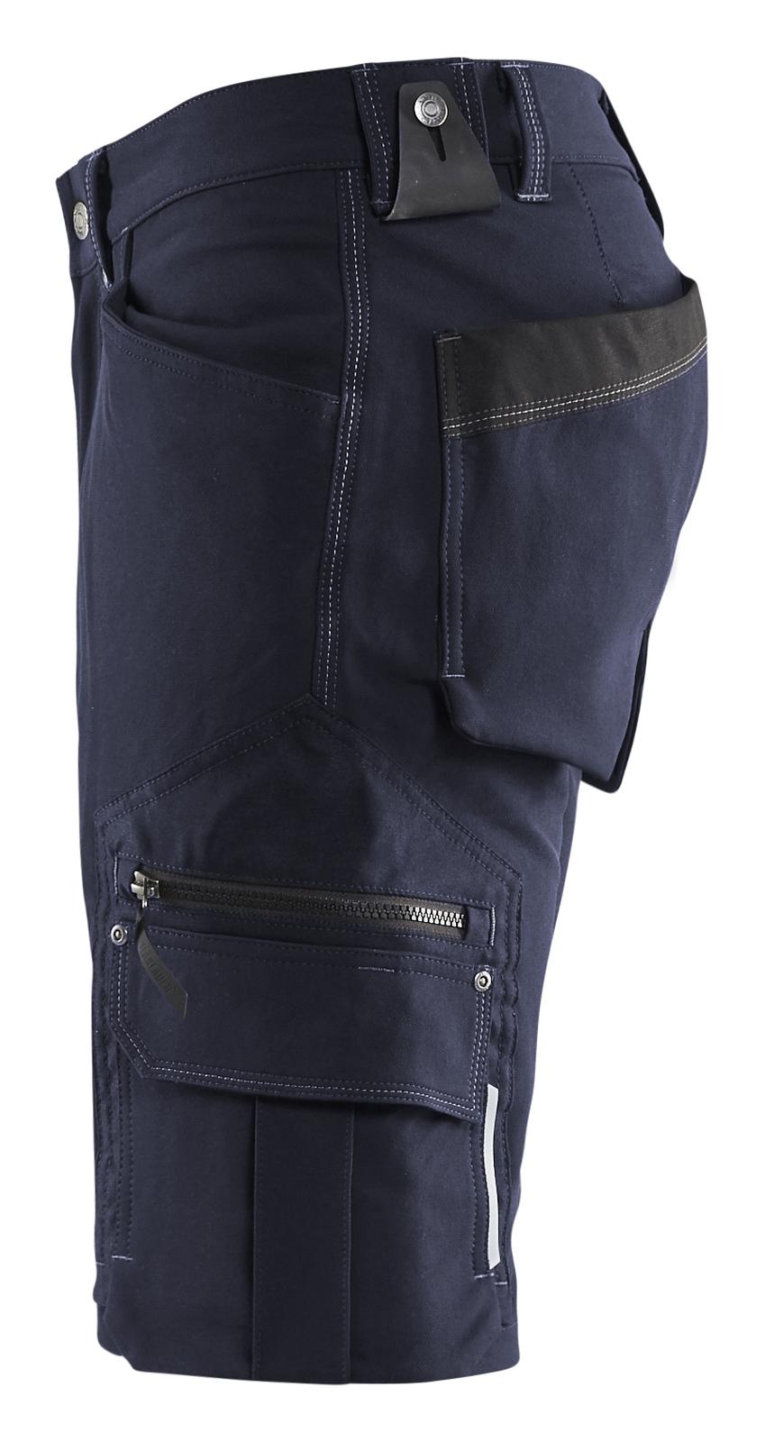 Blaklader Broeken 19871644 Stretch donker marineblauw-zwart(8699)