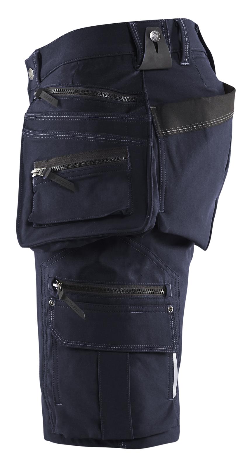 Blaklader Broeken 19881644 Stretch donker marineblauw-zwart(8699)