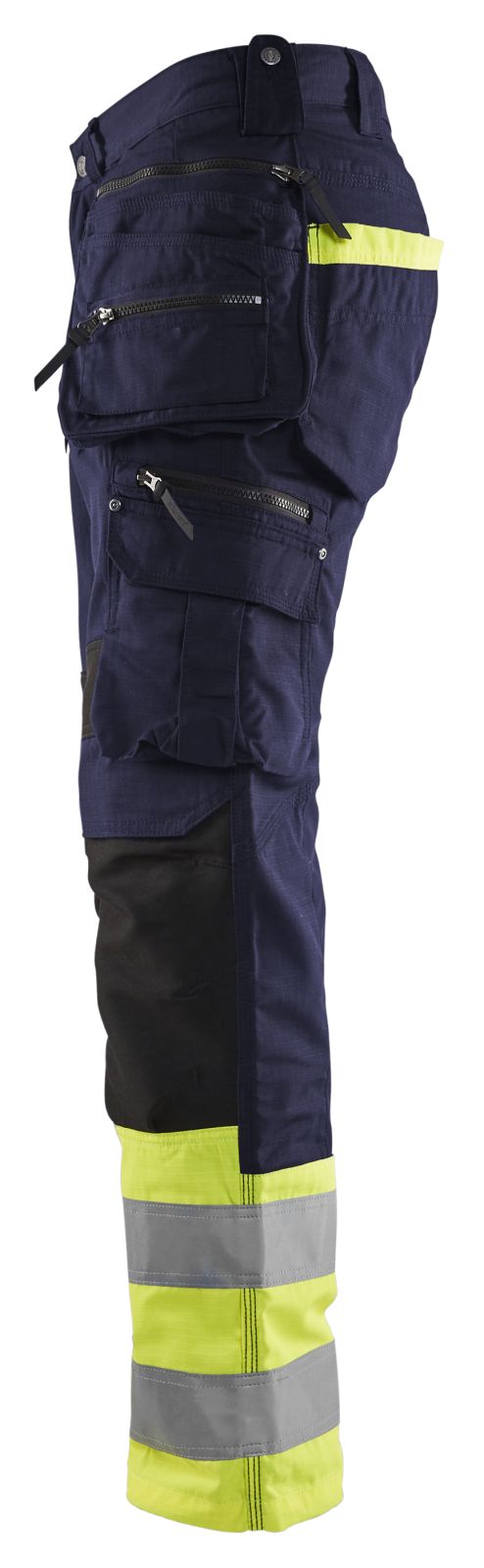 Blaklader Broeken 19941330 HiVis marineblauw-fluo geel(8933)