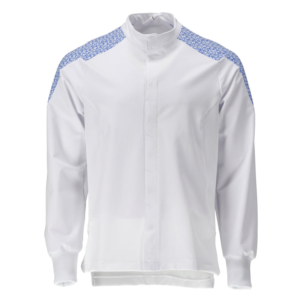 Mascot Food & care Jas 20054-511 stretch wit-helder blauw(0691)