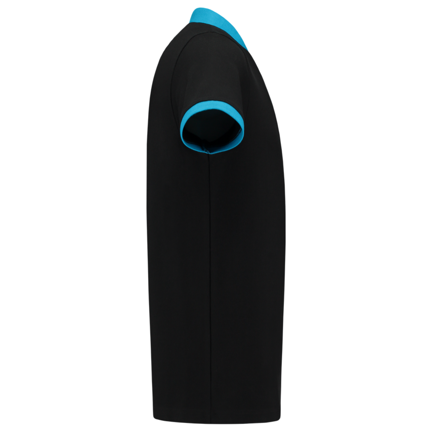 Tricorp Casual Poloshirts 201002-PBF210 zwart-turkoois(blackturquoise)