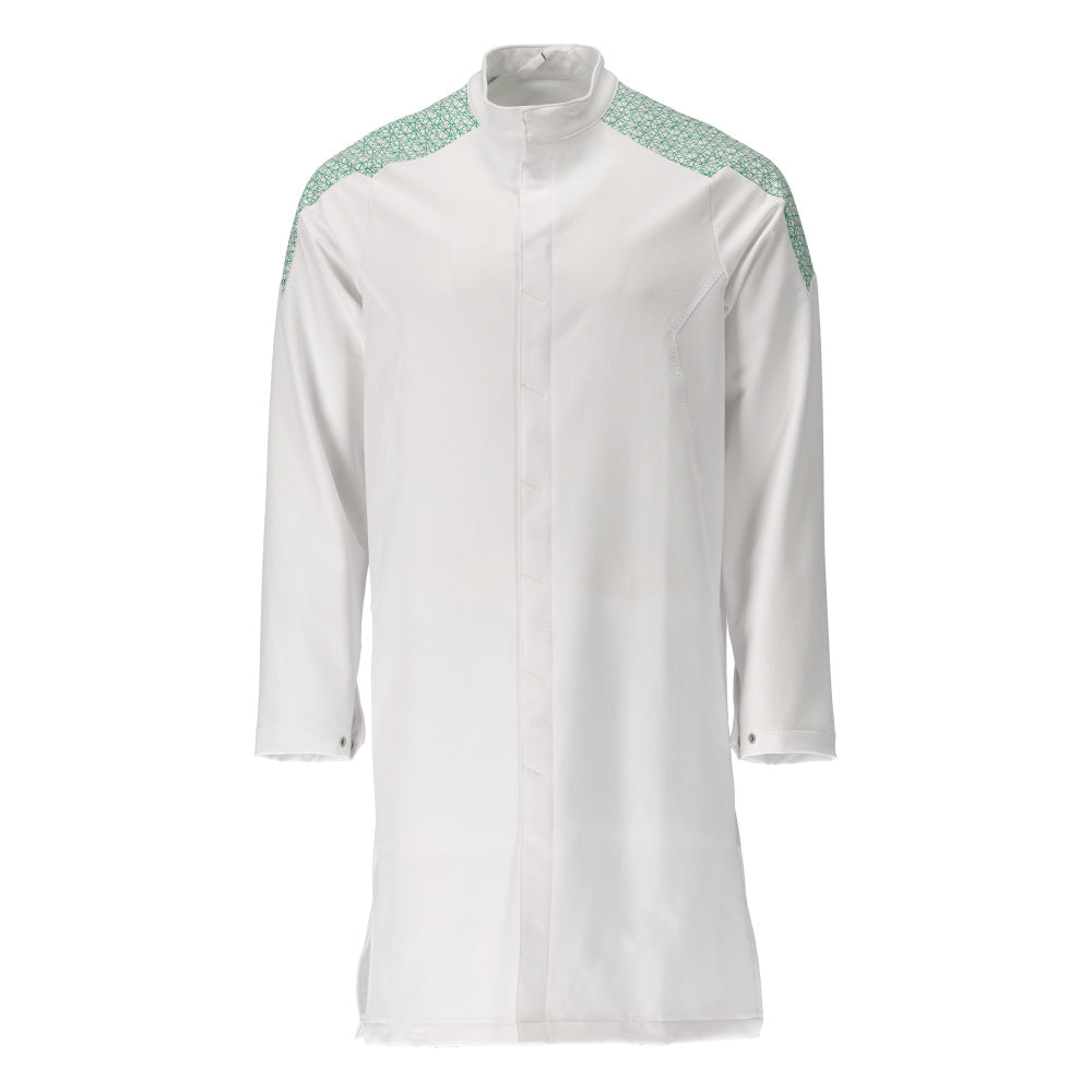 Mascot Food & care Stofjas 20154-511 stretch wit-helder groen(06333)