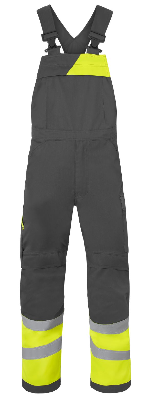 Havep High Visibility Amerikaanse Overalls 20446 houtskool-fluo geel(CKB)