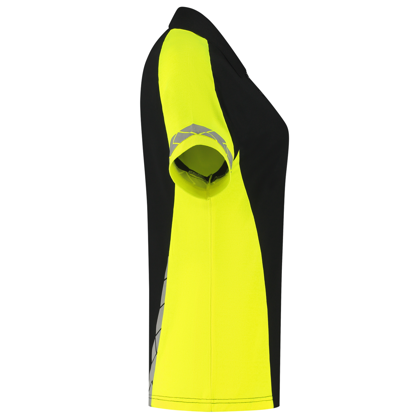 Tricorp Workwear Reflective Redefined Poloshirts 206110 Dames HiVis zwart-fluo geel(blackfluoryellow)