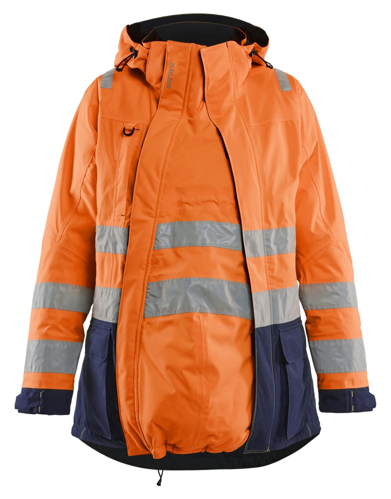 Blaklader Dames High Vis Inzetstuk Jas 21721987 dames HiVis winterparka 4472 HiVis fluo oranje(5300)