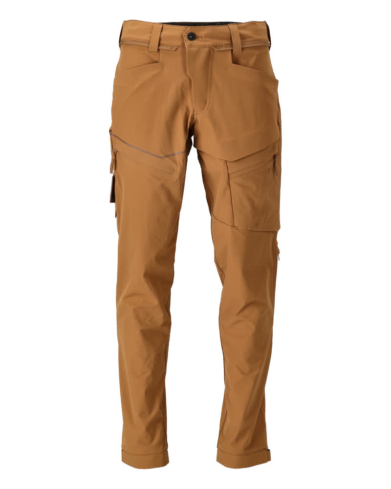 Mascot Customized Broek 22059-605 Functioneel Ultimate Stretch Waterafstotend Lichtgewicht notenbruin(54)